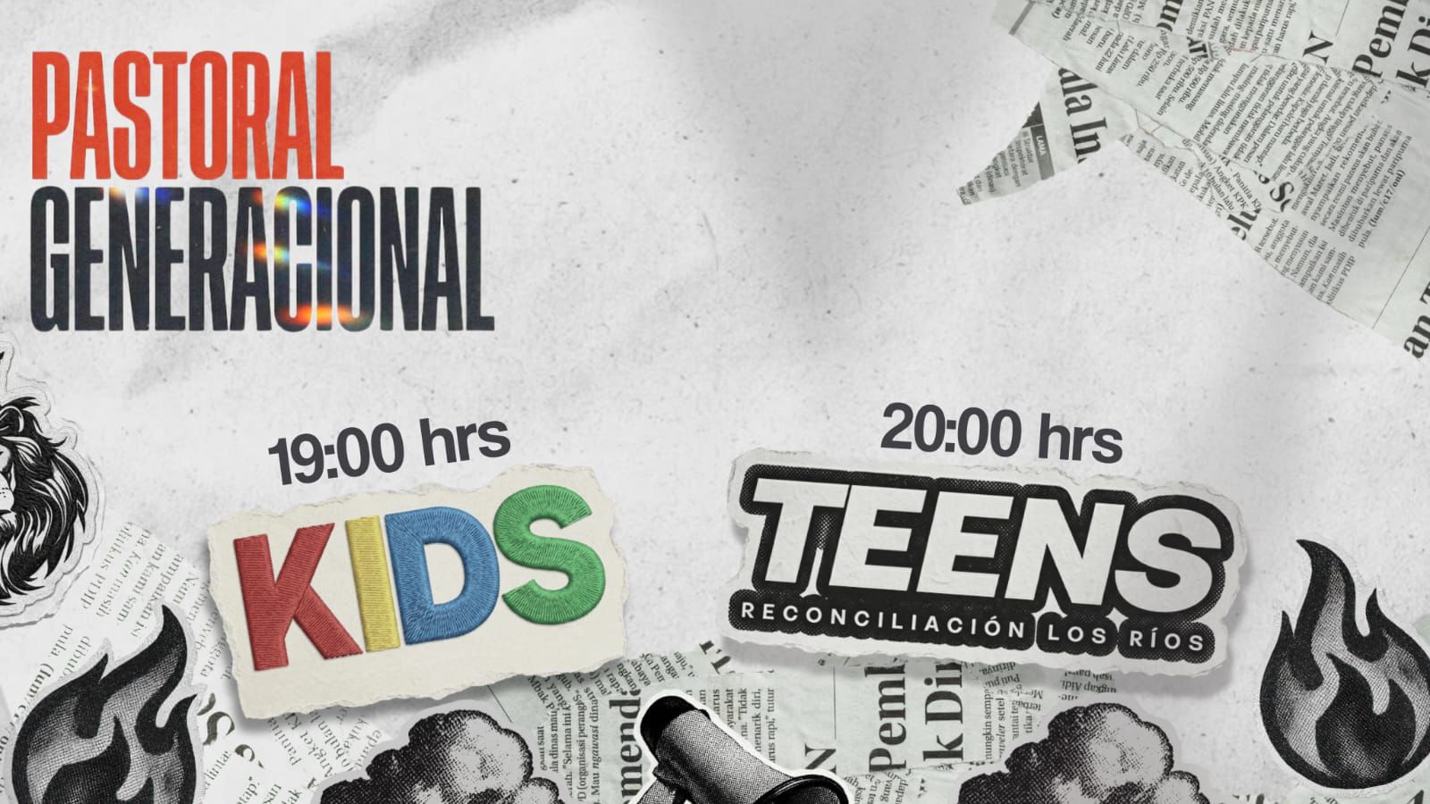Pastoral Generacional — Jueves 19:00 & 20:00 hrs